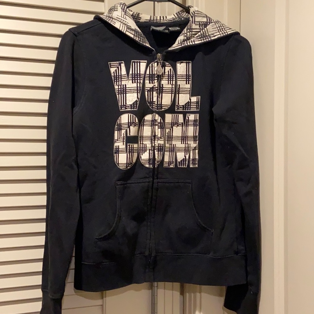 White/Black Volcom Hoodie
